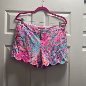 Lilly Pulitzer knit buttercup shorts size 12
